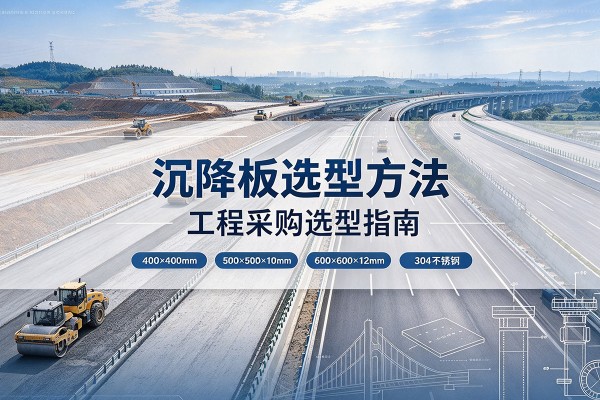 互助沉降板选择方法