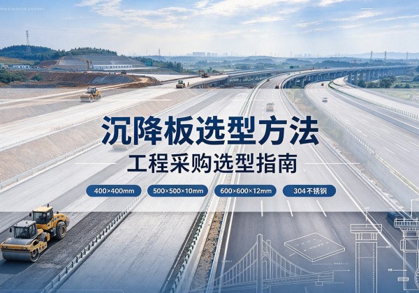 互助沉降板选择方法